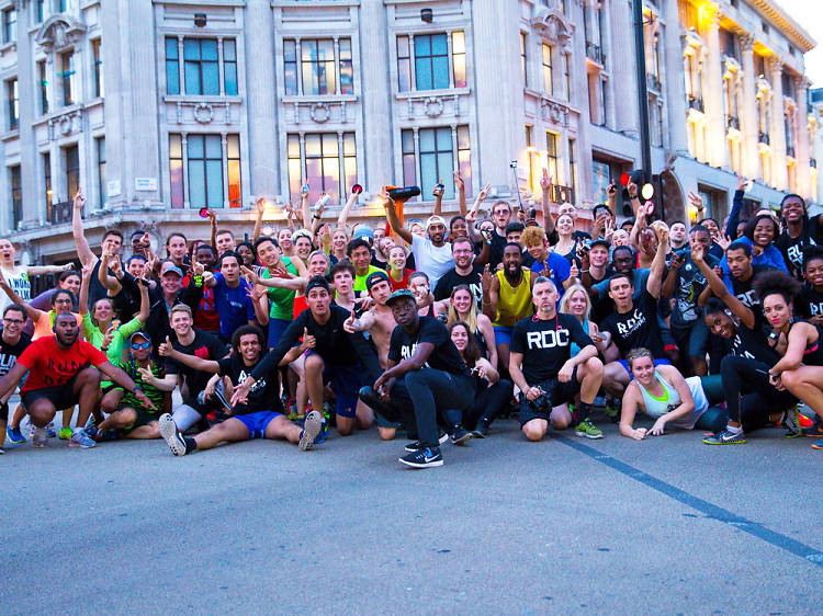 Screenshot of an article listing running groups and clubs in London
